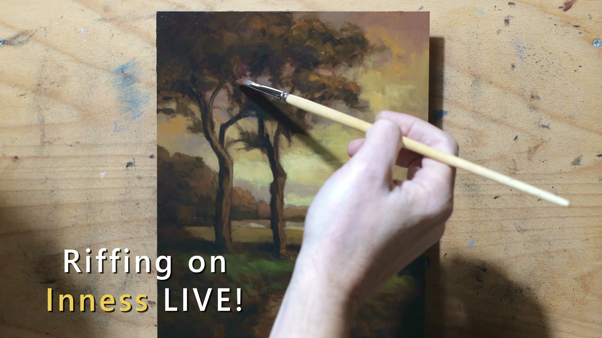 Where Light Lingers: 8×10 painting Session LIVE