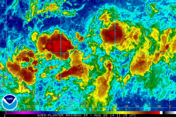 Here is a look at the area in the Atlantic that is being watched.