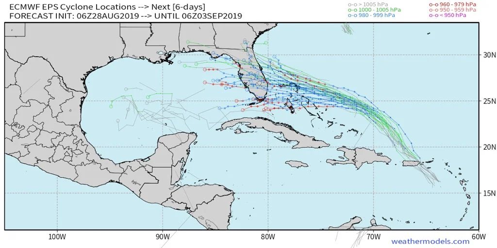 06Z European ensemble model guidance.