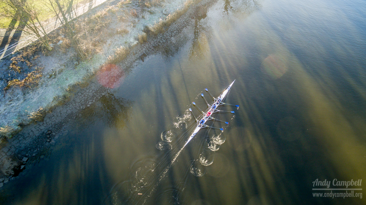 Stirling Rowing Club on the River Forth.
