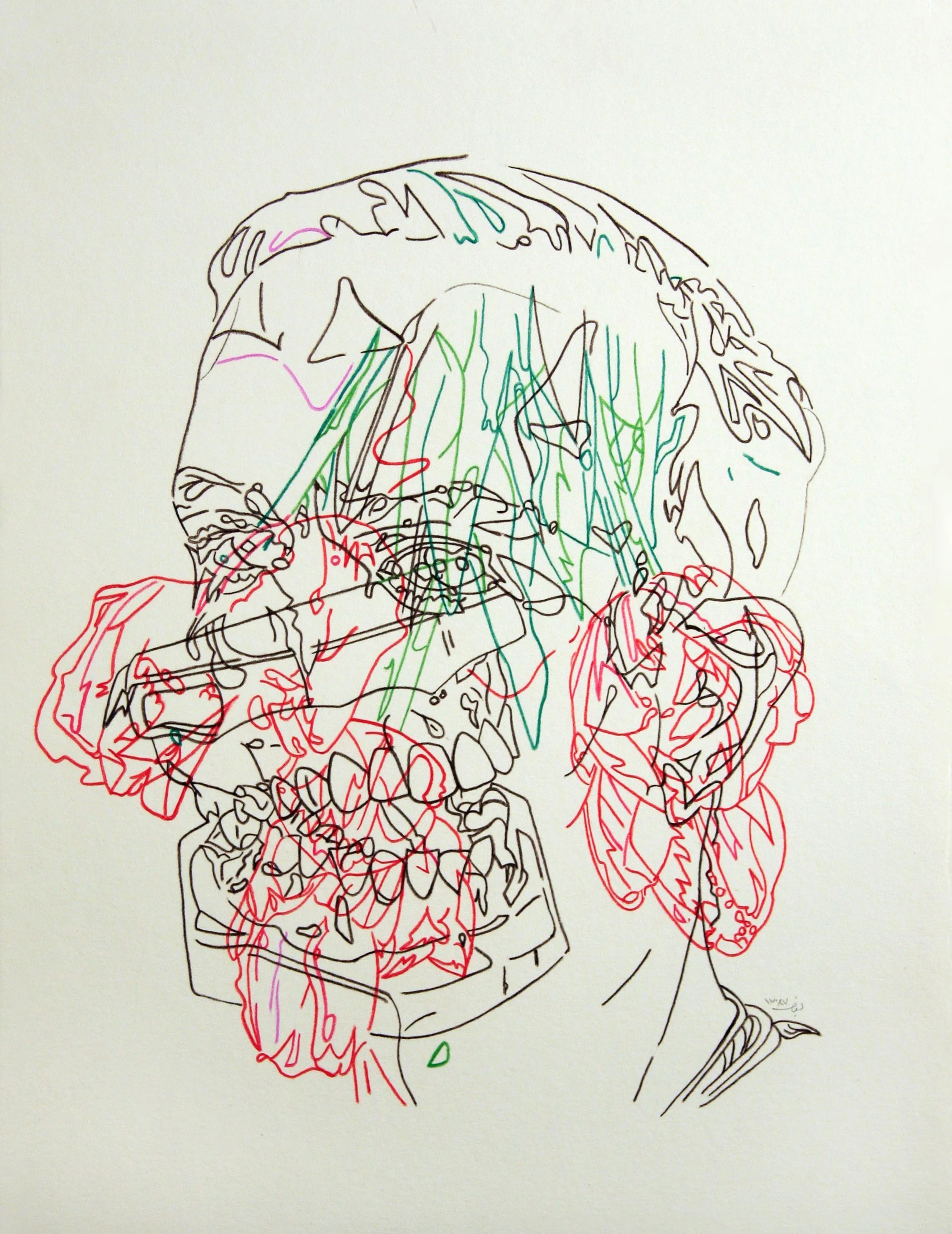 Tulips Teeth - Drawing No. 4