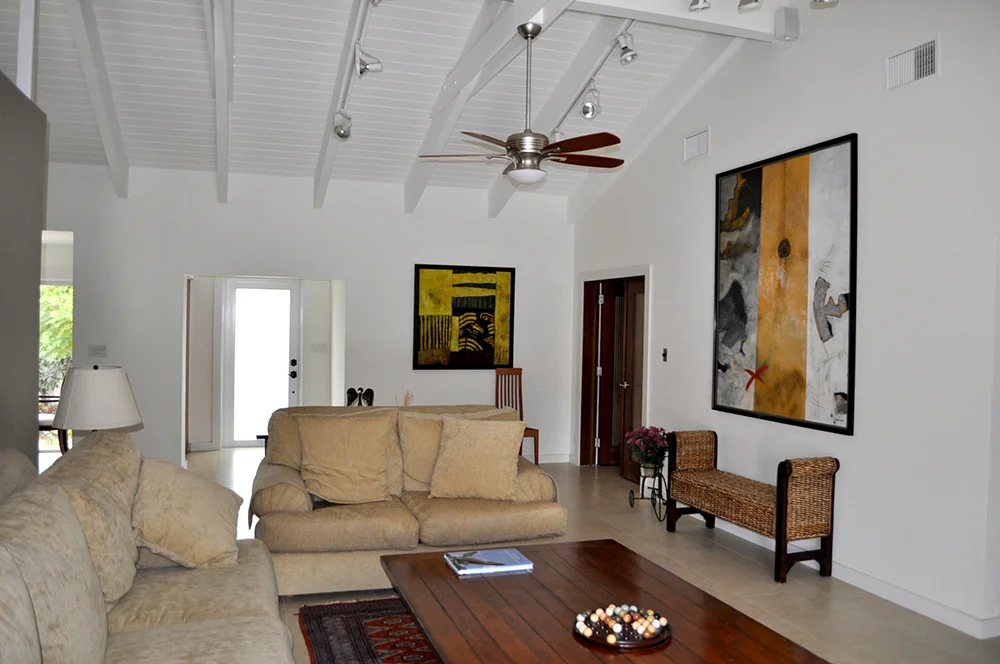 Living Room Wall Before