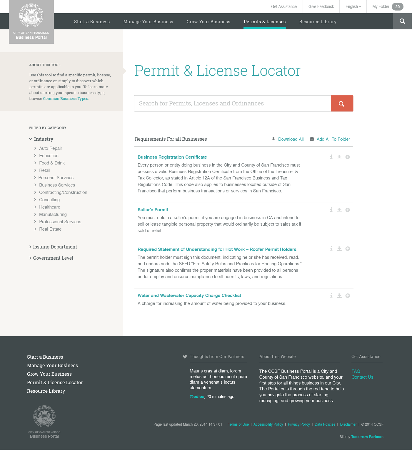 City Of San Francisco Business Portal Zzzzooooeeee Miiiinnnikesss City Of San Francisco Business Portal