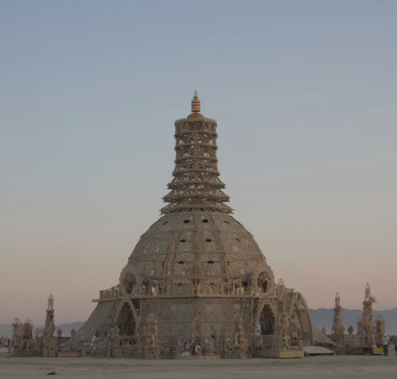 Temple at sunrise