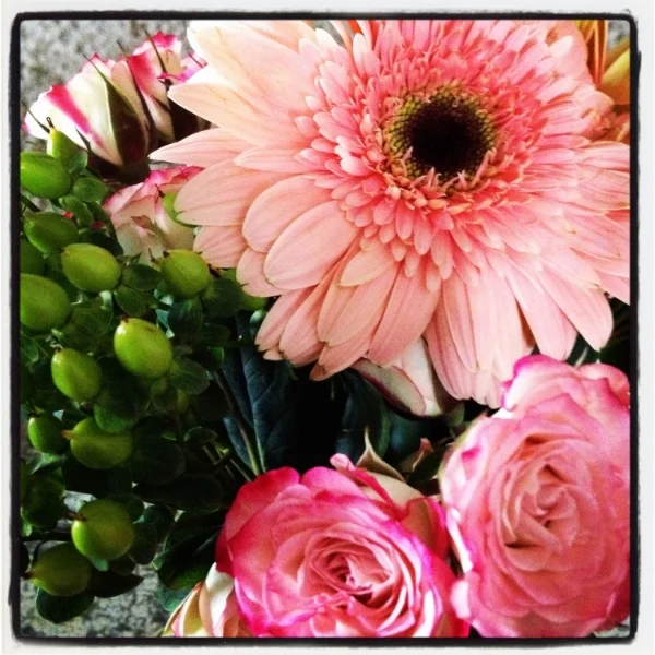  Some flowers to celebrate your creation! Enjoy!
