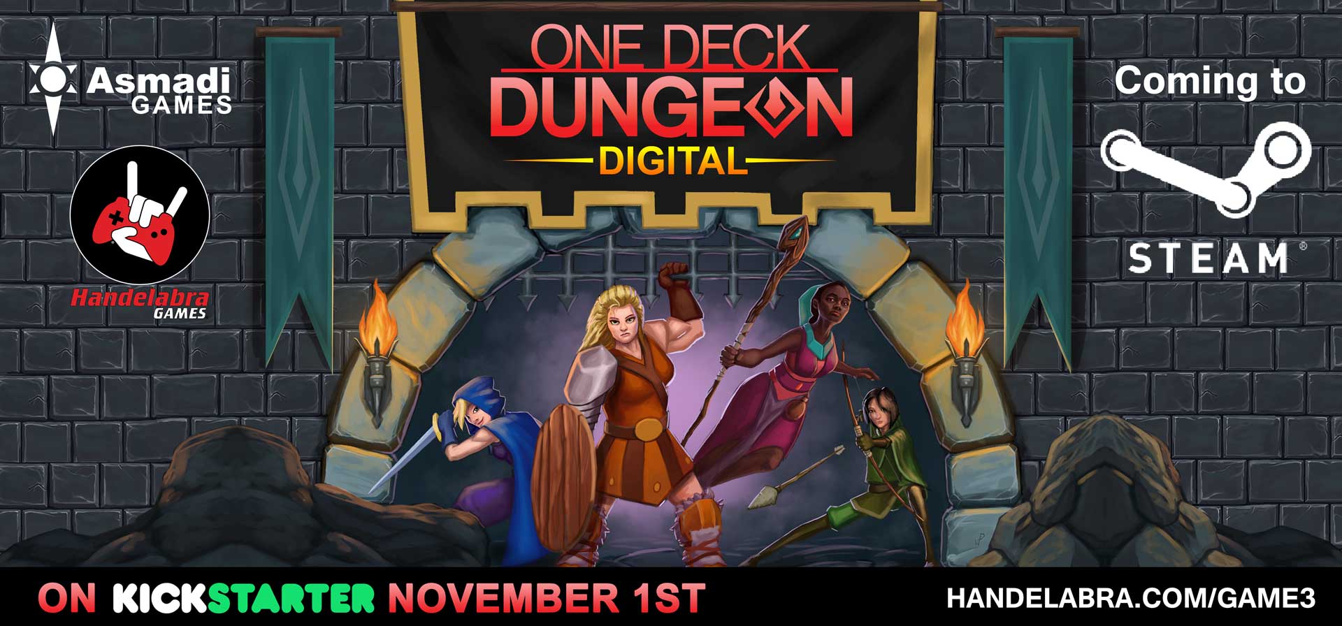 One Deck Dungeon! Anniversary Charity Donation! Bottom of the 9th on Steam!
