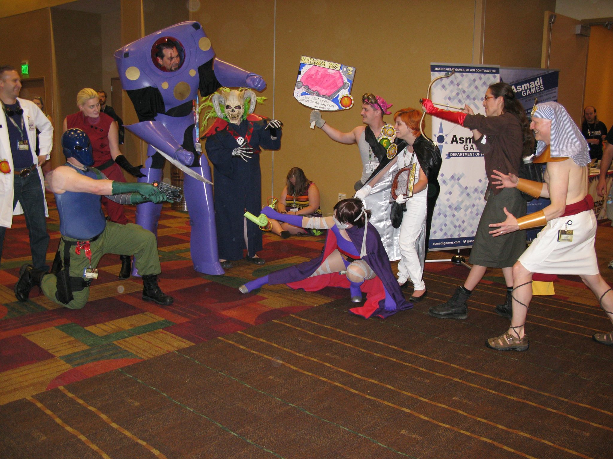 GenCon 2015 - Baron Blade, Ambuscade, Citizen Dawn, Baron Balde (flipped), Gloomweaver, The Wraith, Unity, Argent Adept, Parse, and Ra.