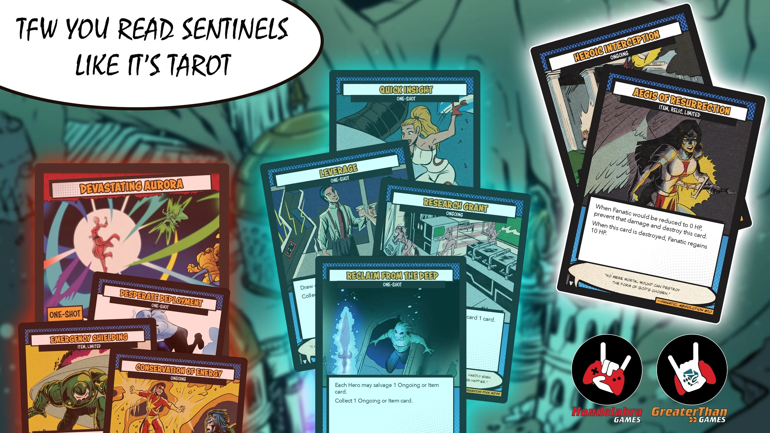 Handelabra Buys Sentinel Comics® and Greater Than Games® Brand
