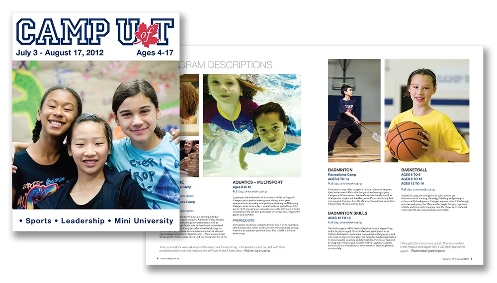 Camp U of T - Program 2011