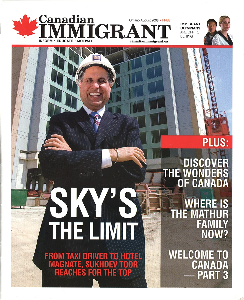 Canadian Immigrant August 2008 (ON.) - Cover