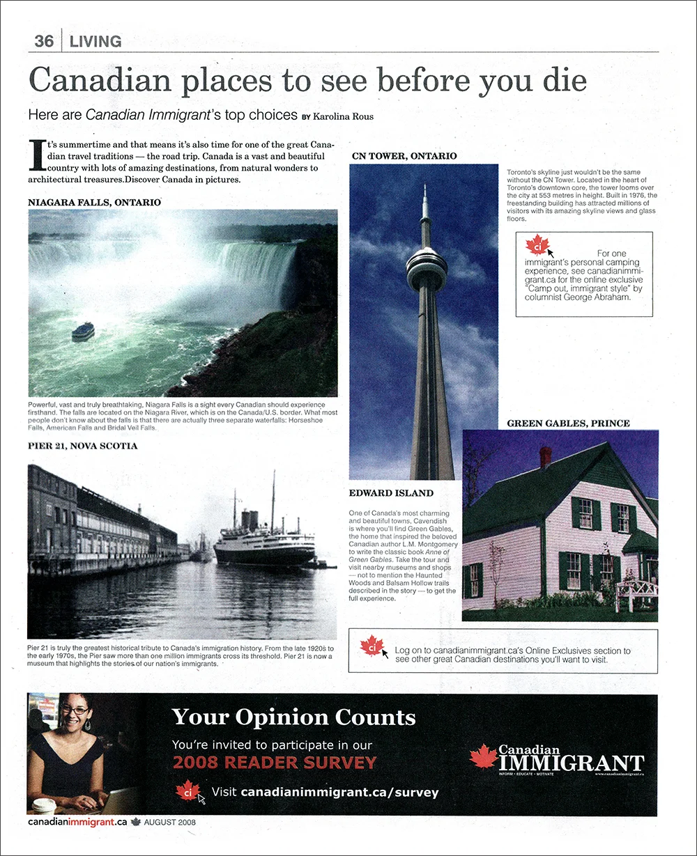 Canadian Immigrant  - Editorial