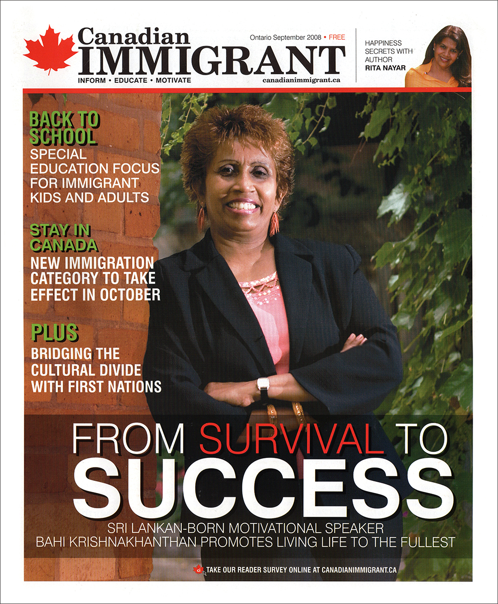 Canadian Immigrant September 2008 (ON.) - Cover