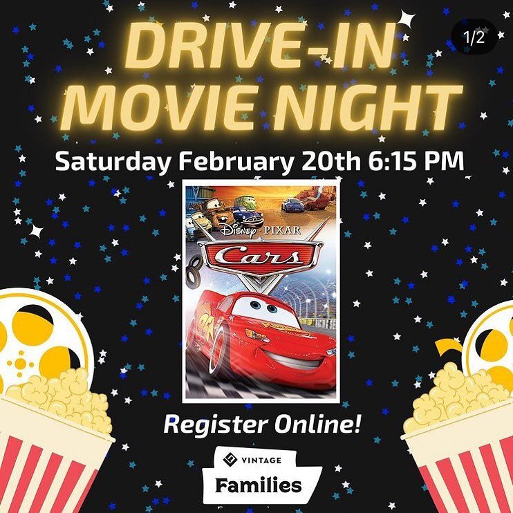 Join us tomorrow night, we will be helping out and having fun!! Register online to come watch the movie, or register as a volunteer if you want to help out with concessions or setup! Either way, we&rsquo;d love to have you join us!! 😃