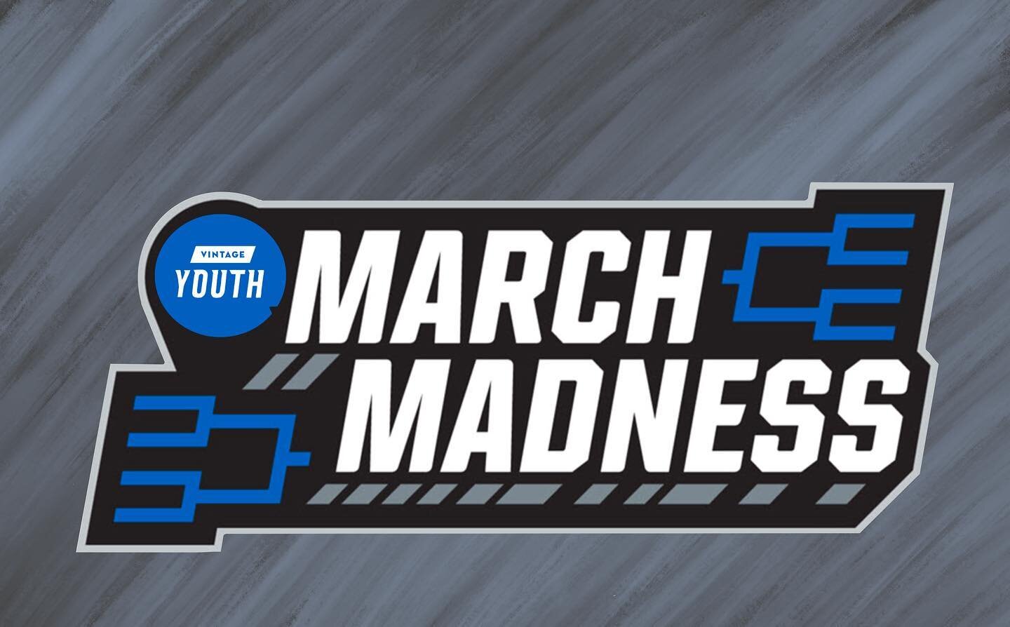 Check out our March Madness stats for middle school!! Join us at Midweek and on Zoom to earn more points for your small group team - may the best team win!!