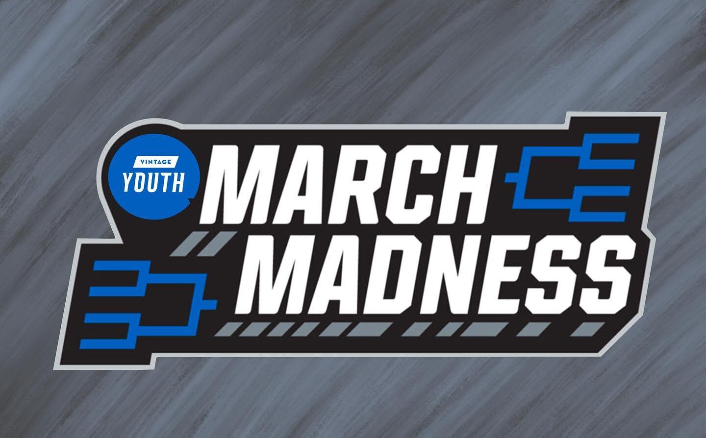 How is your small group team doing in March Madness??? Join us at 7pm tonight for more chances to earn points for your team!!!