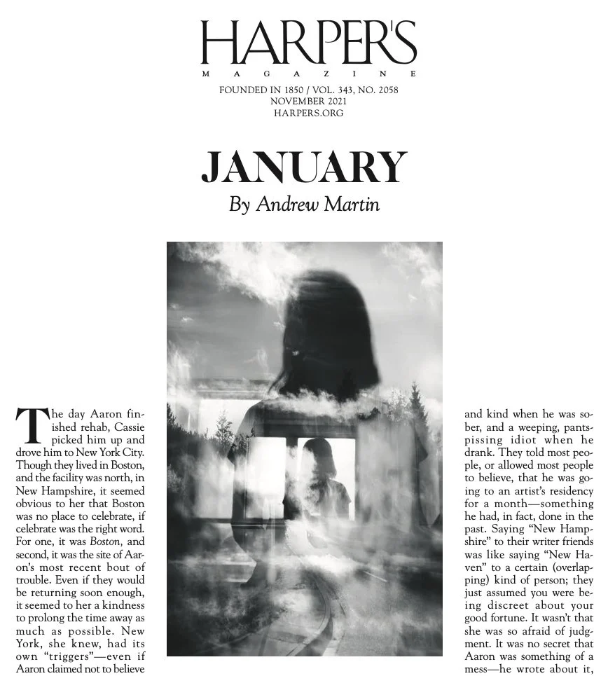 Escape in Harper's Magazine November 2021