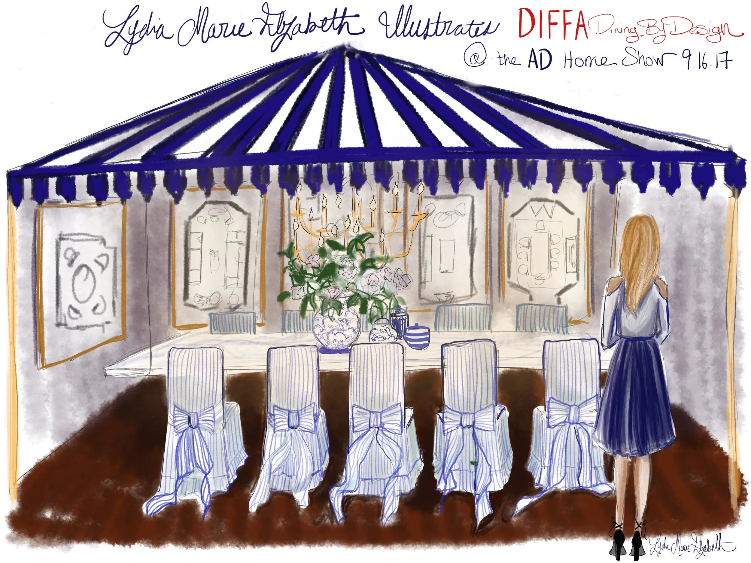 Lydia Marie Elizabeth Interior Illustrations at the Archietctural Digest Home SHOW- DIFFA Dining by Design Illustrations.jpg