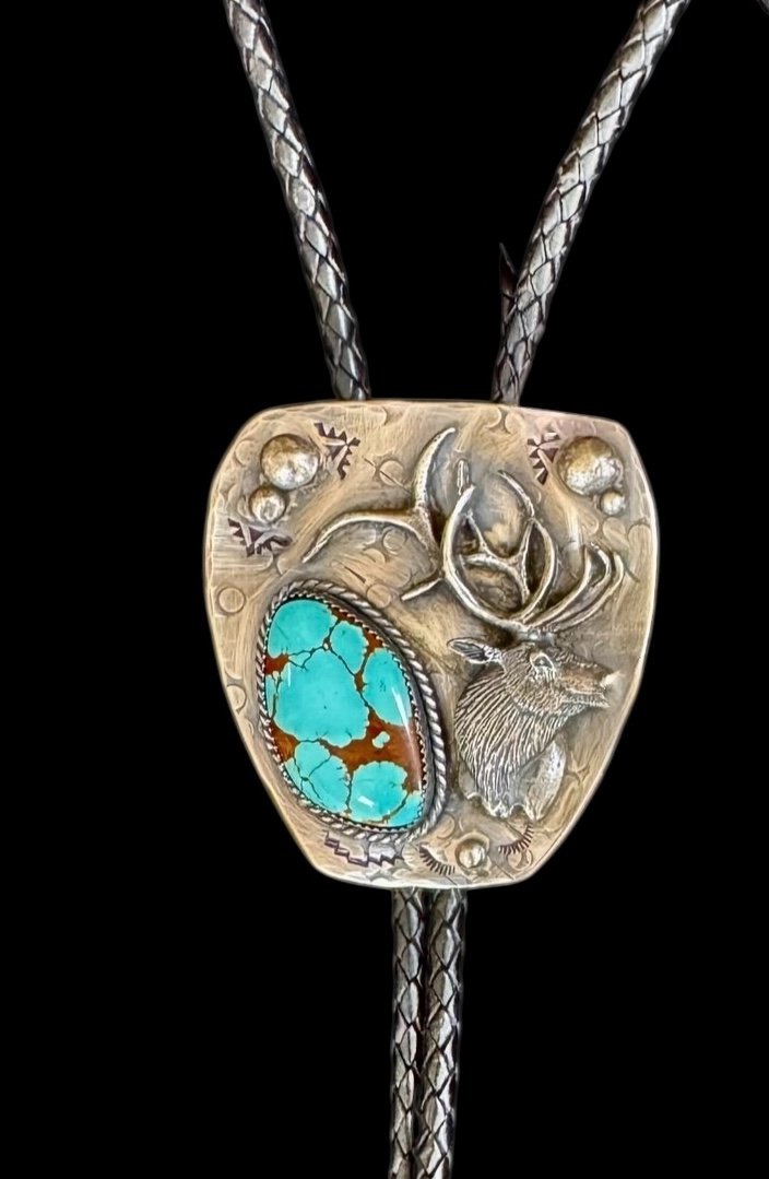 Bolo tie - Elk.JPEG