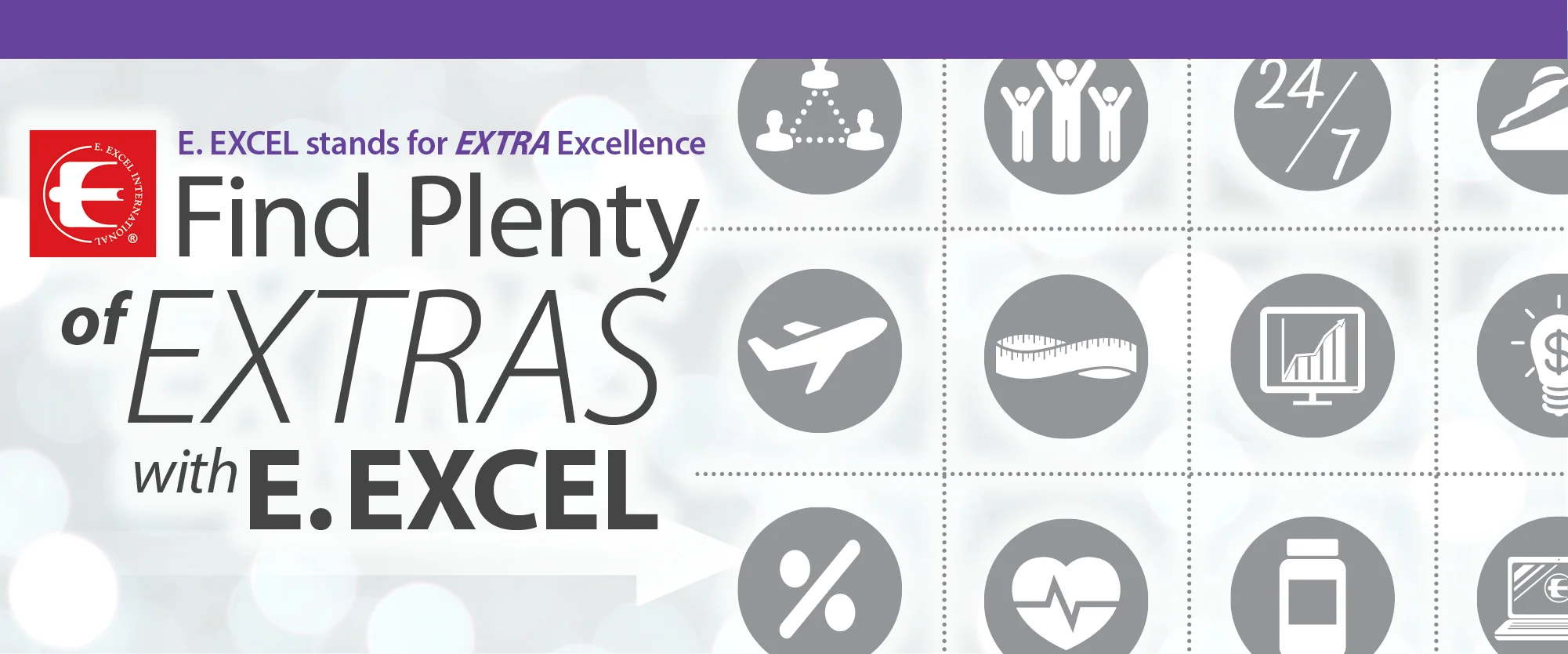 Find plenty of EXTRAS with E. EXCEL 