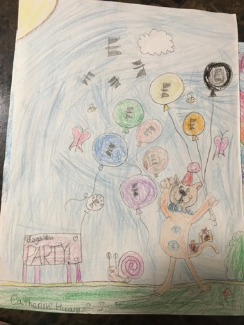 Catherine Huang, Age 6