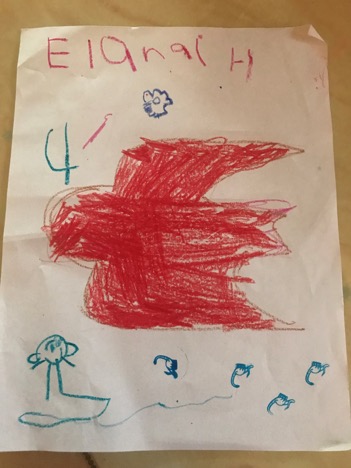 Elaine Huang, Age 4