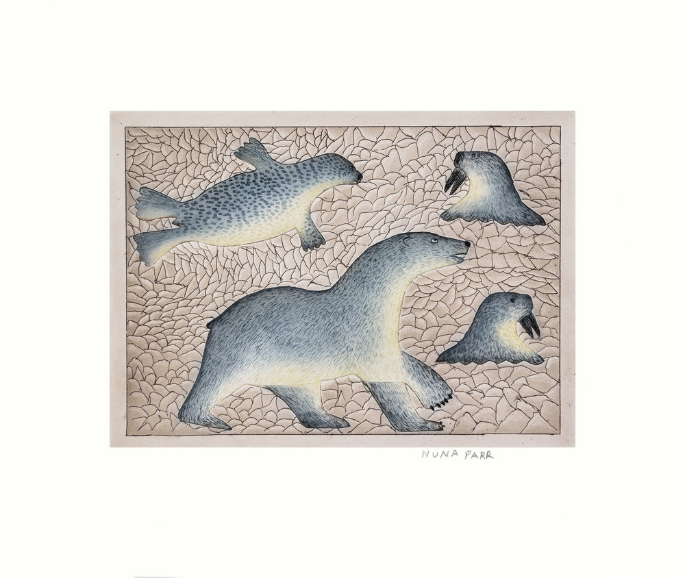 Nuna Parr, Hunting Bear