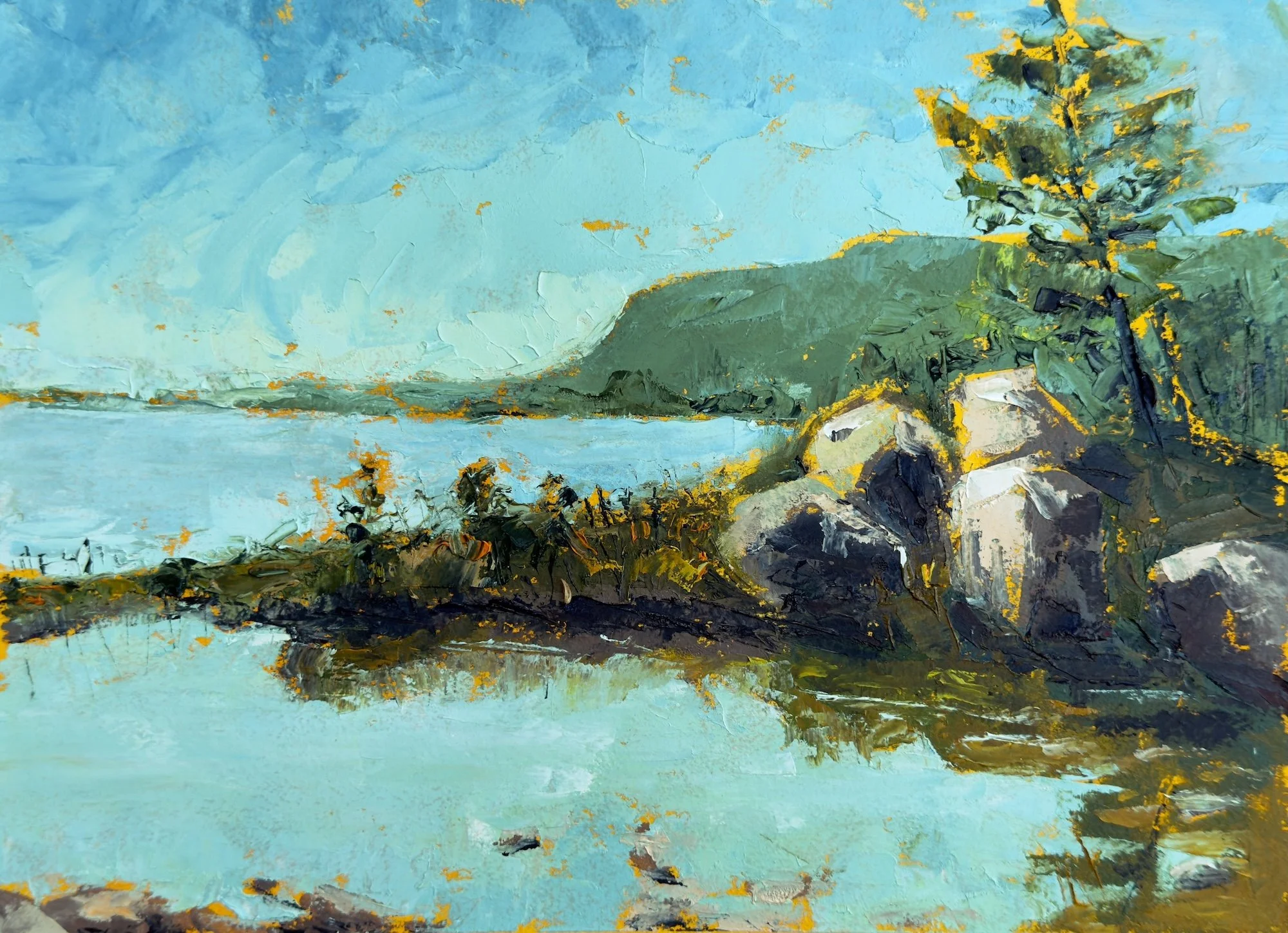 Along The Shore 9x12 Oil on Paper $285
