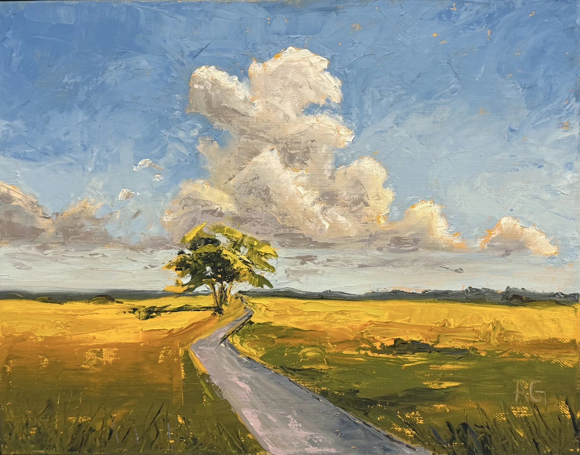 August Afternoon 11x14 Oil on Belgian Linen $850