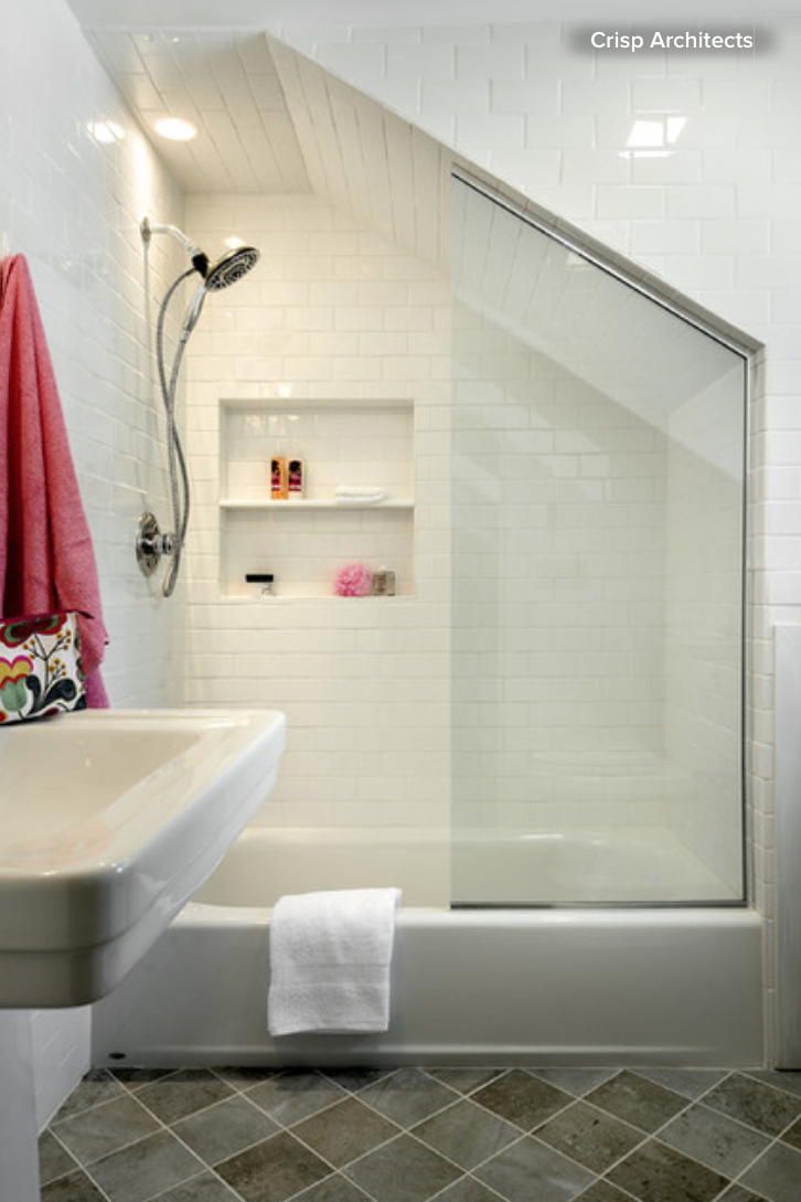 How To Hang A Shower Curtain On Sloped Ceiling Shelly Lighting