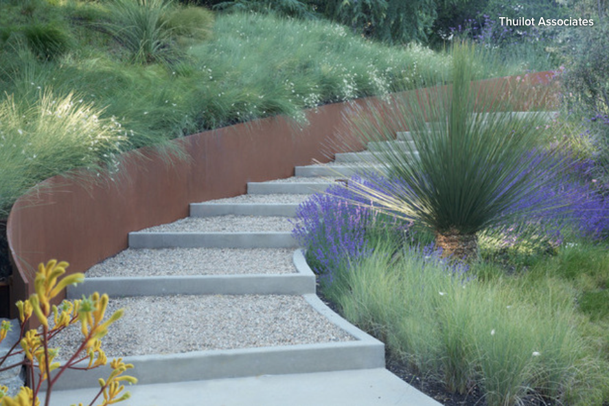 10 Creative Ways To Work With A Sloped Lot Bergdahl Real Property - Corten Steel Retaining Wall Seattle