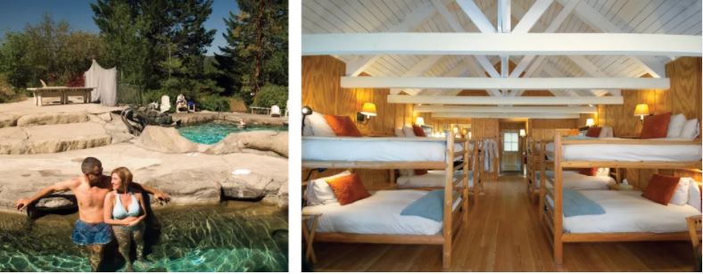 Sleeping Lady Resort’s soaking pools and Rookery.IMAGE:&amp;nbsp;COURTESY SLEEPING LADY RESORT