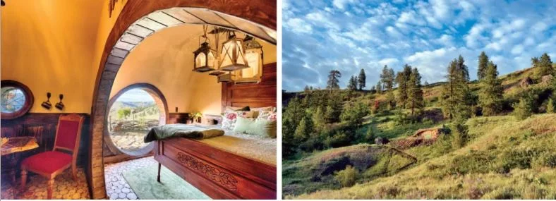 Inside and around the Hobbit House near Chelan.IMAGE:&amp;nbsp;COURTESY CHRIS TACK