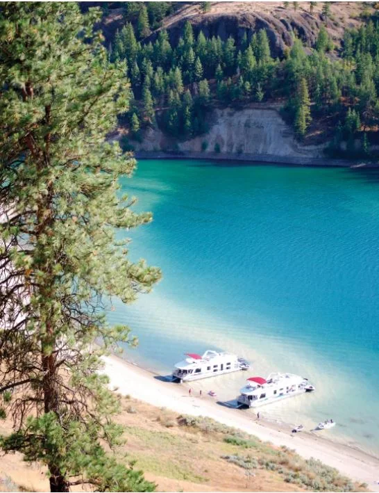 Overlooking Lake Roosevelt Adventures houseboats.IMAGE:&amp;nbsp;COURTESY LAKE ROOSEVELT ADVENTURES