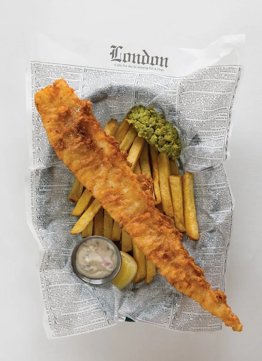 BATTER UP:&nbsp;Proper Fish does fish and chips the real-deal British way, with a single massive fillet