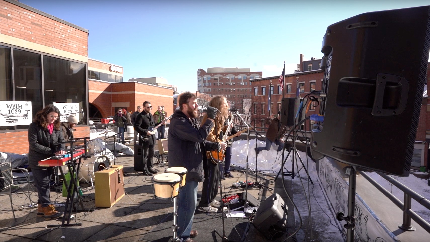 Beatles rooftop recreation, WBLM