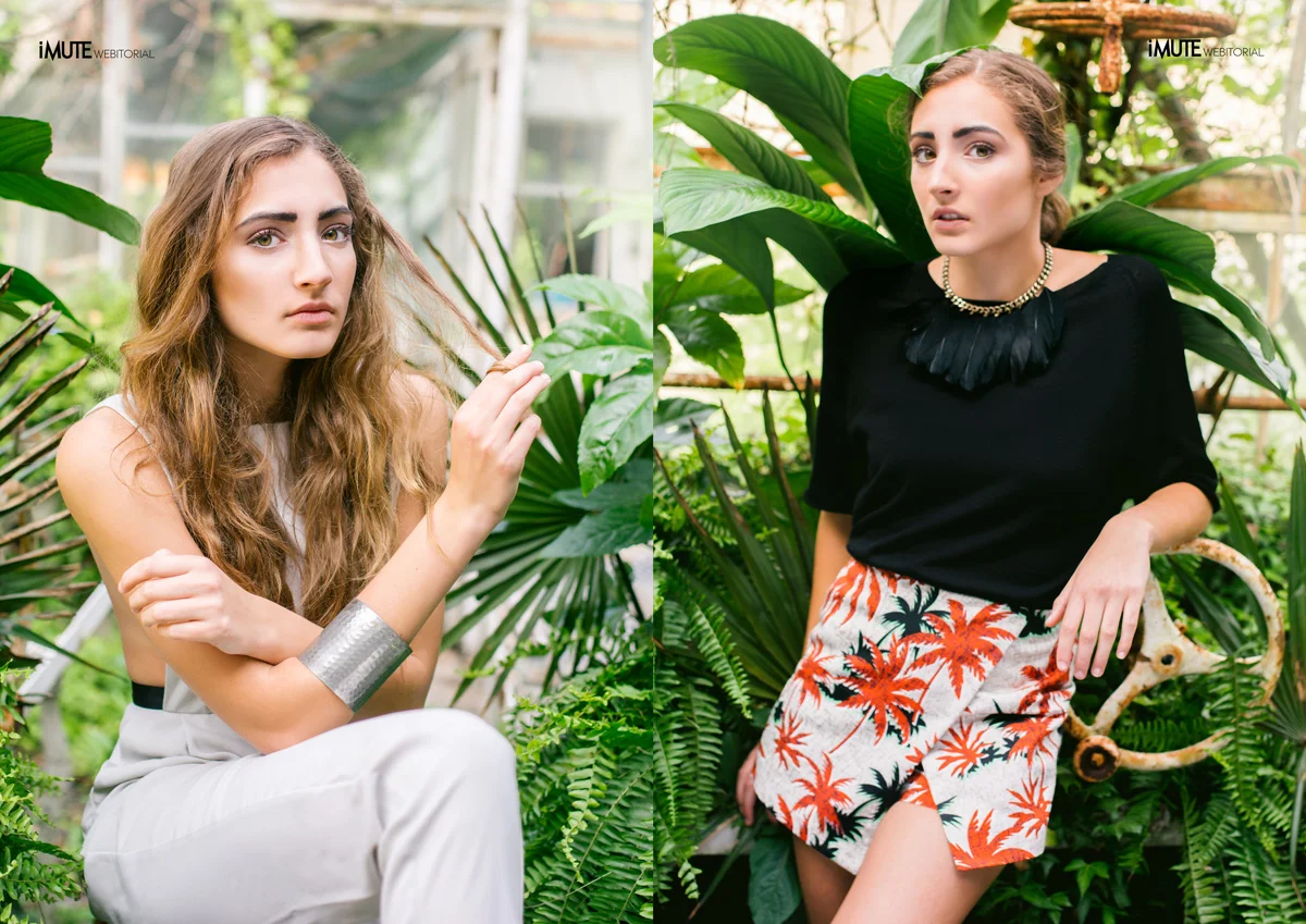 iMute Magazine Editorial Jungle Fashion Tropical Urban Photoshoot Devyn Edelstein