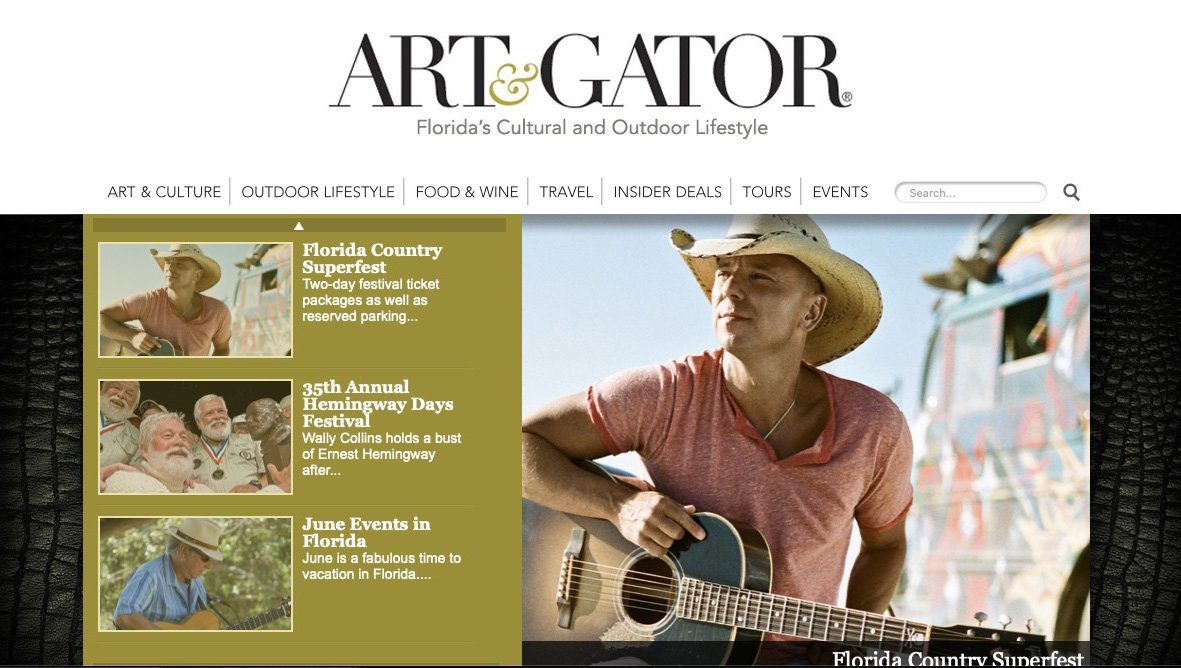 Art &amp; Gator Magazine Feature