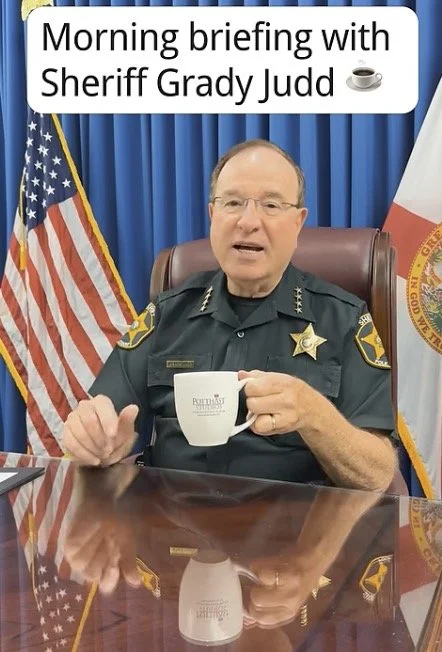 Potthast Studios featured on Morning Briefing with Sheriff Grady Judd