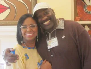 Gayle Saunders (left) and Jerry Saunders, Sr. Jerry was our founding President and the Saunders family hosts many of our fundraising events.