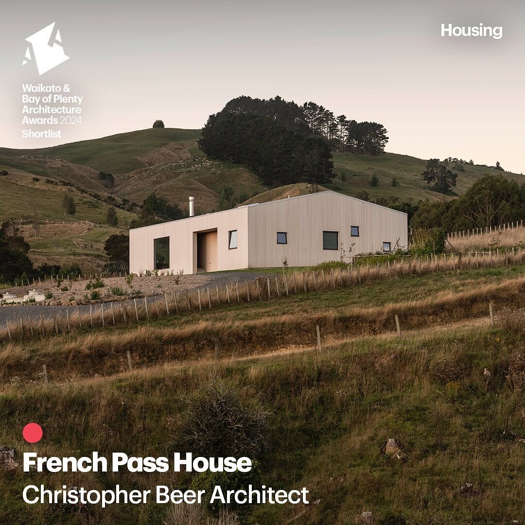Our French Pass House has been shortlisted by @nziarchitects for a 2024 Waikato &amp; Bay of Plenty Architecture Award 

Photographed by @david_._straight 

#nzia #nzarchitecture #newzealandarchitecture #nziaawards