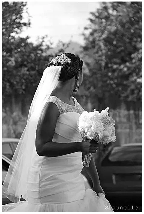 Real Bride: Kimberly Bespoke Crystal Statement Headpiece featuring tulle tie