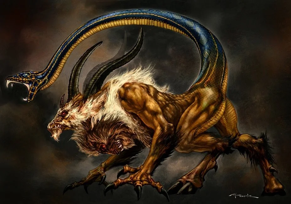When awesome concept artists like Andy Park paint images like this, you are instantly motivated to match that intensity in the combat design. In God of War III, I decided to keep him simple and stage out the progression of his forms (Snake, Lion, Goat) instead of allowing him to switch between forms at any given time which was one of the early designs. Iteration and playtesting, however, is what ultimately led me down that design decision.