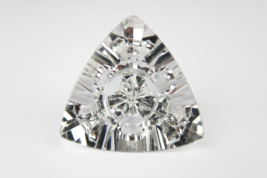 experimental faceting with rock chrystal