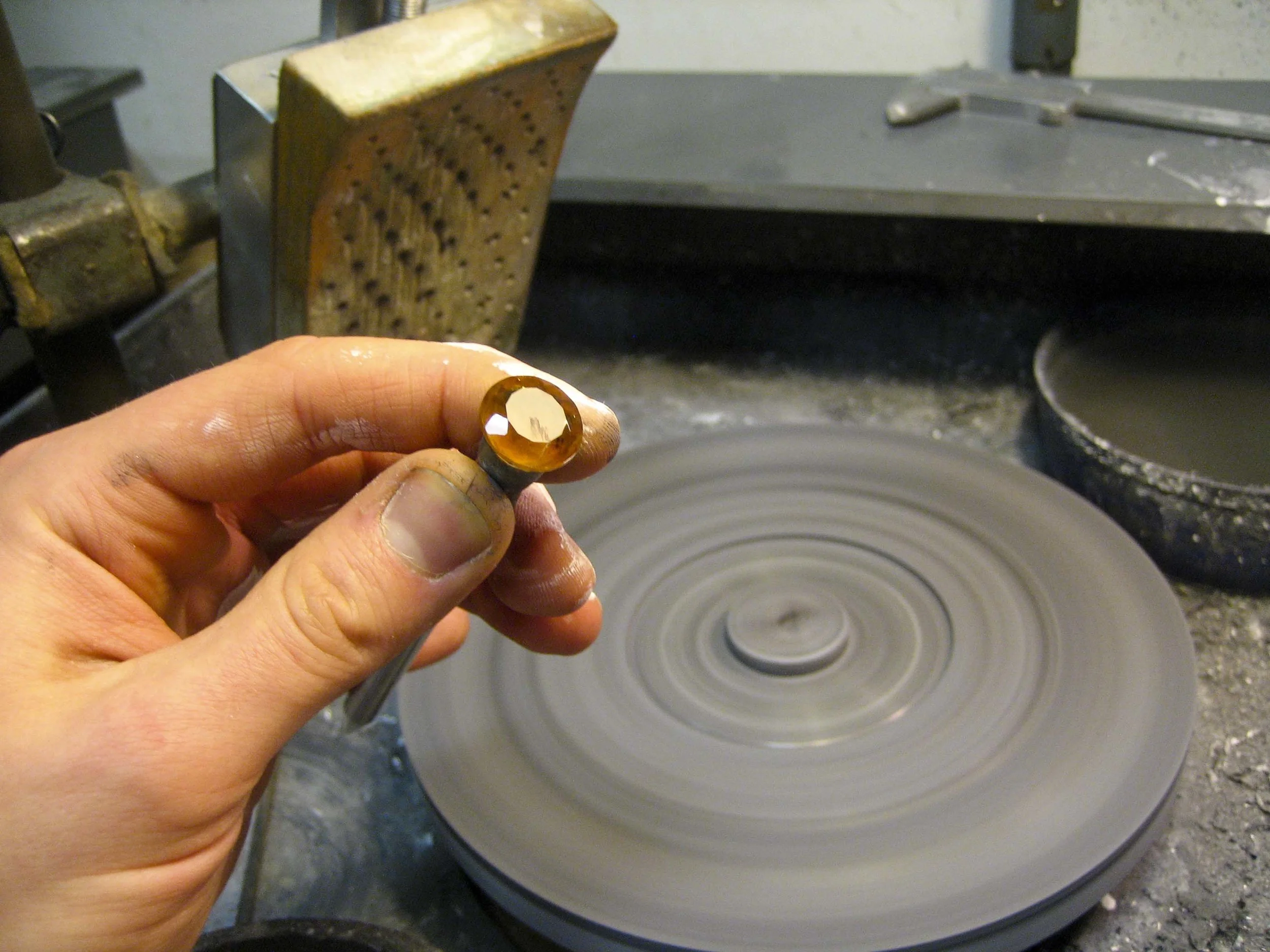  facetted stone - work in progress 