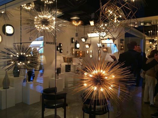 The Kelly Wearstler Collection at Visual Comfort & Co. lighting showroom