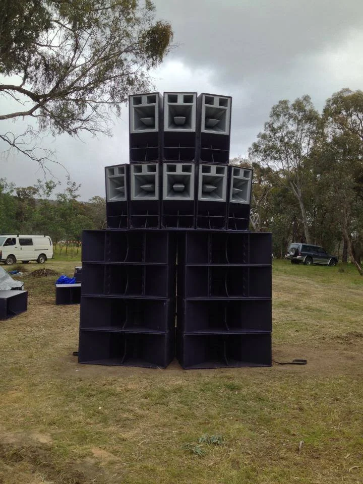 FTE Funktion One set up at Lost The plot Festival 2013