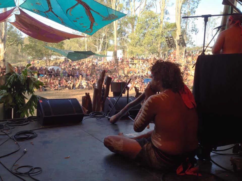 Didgeridoo Performance at Earth Frequency Festival 2014