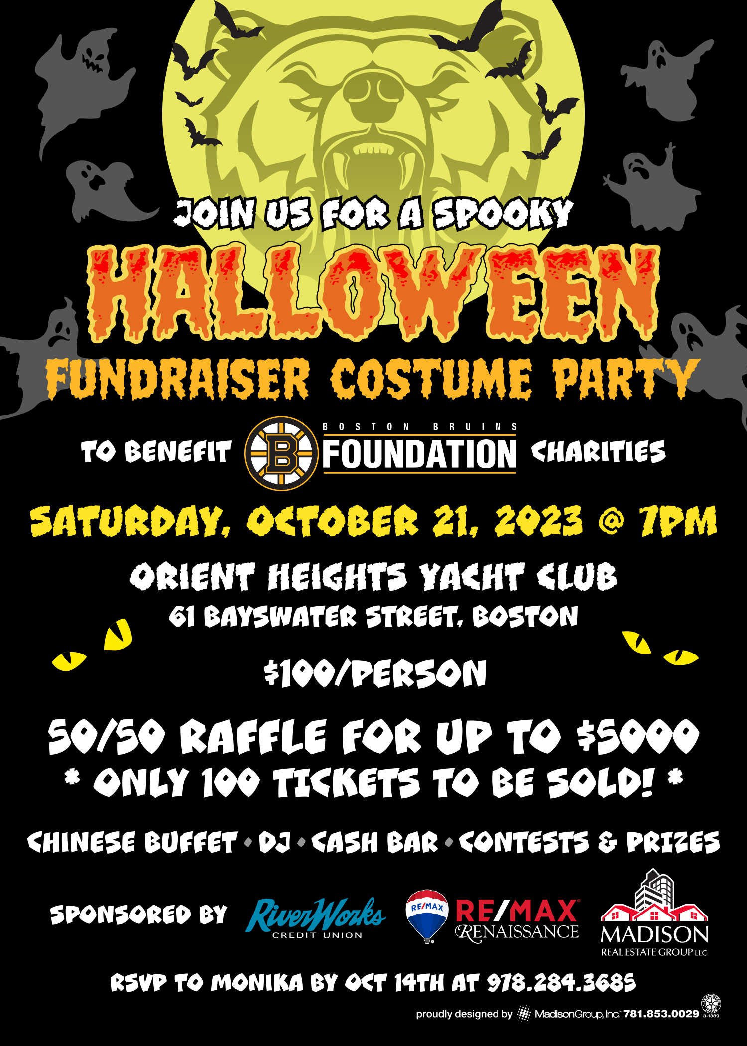 Bruins Alumni Halloween Party invite
