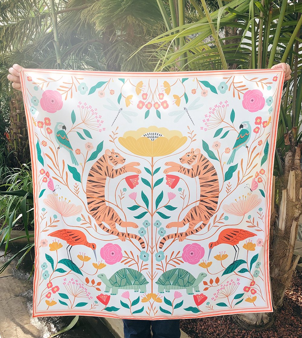 Bethan Janine Tiger scarf
