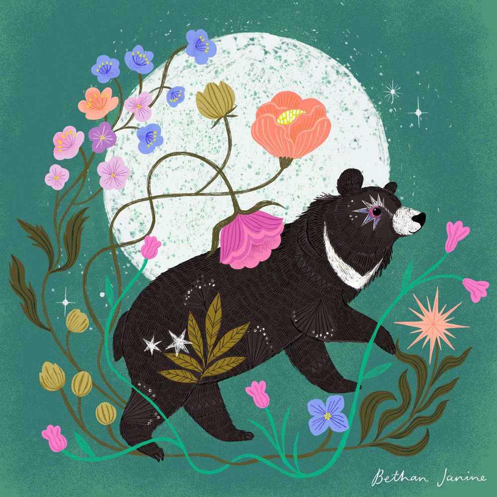 Moon Bear © Bethan Janine